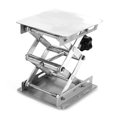 thumbnail image 3 of Manual Lifting Table, Stainless Steel Lifting Platforms Laboratory Lift 100X100mm Laboratory Crane Table, Stand Rack Physical For Industry, 3 of 8