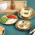 thumbnail image 4 of Wolfast Stainless Steel Bowls for Mixing Divided Snack Barbecue Dipping Dish Stainless Dishes Stainless Steel Dish Stainless Steel Dish Soy Dish Dipping Bowls Dish Stackable Storage, 4 of 9