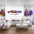thumbnail image 3 of Design Art Los Angeles Skyline Canvas Print, 3 of 3