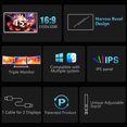 thumbnail image 4 of Monitor,Laptop Screen Cable 2 Windows 2 Windows 15-17.3 Screen Fhd Portable 1 Cable Portable Monitor Inches Laptop 15-17.3 Inch Laptop Windows 15-17.3 Inch Cable Dual Windows 1080p Ips Display Dsfen, 4 of 7