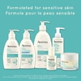 thumbnail image 3 of Aveeno Calm + Restore Daily Gel Moisturizer, Prebiotic Oat, Aloe, Pro-Vitamin B5, Sensitive, Dry Skin Relief, Fragrance Free, 340 g, 3 of 9