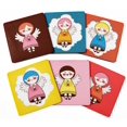 thumbnail image 1 of Inkdotpot Set of 6 Drink Coasters DecorativeNon,SlipCork Base4-inch Square PrintedCoastersEasy Clean- Angels, 1 of 8