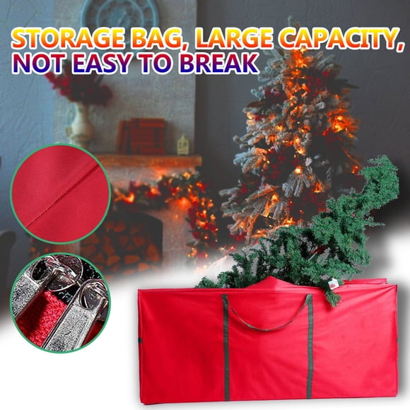 LSLJS Storage Trunks & Bag, New Oxford Cloth + Pvc Christmas Tree Multifunctional Storage Bag, Christmas Decorations