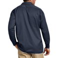 thumbnail image 2 of Dickies Mens Long-Sleeve Work Shirt, 3T, Dark Navy, 2 of 4