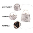 thumbnail image 2 of Sac de Soirée Marbré avec Poignée 1 Pce, Pochette de Luxe pour Mariage, Sac pour Souper, 2 of 8
