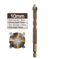 thumbnail image 4 of XZNGL Cross Four Blade Drill Bit Ceramic Tile Hexagonal Handle Brick Wall Cement Ceramic Perforated Drill, 4 of 9