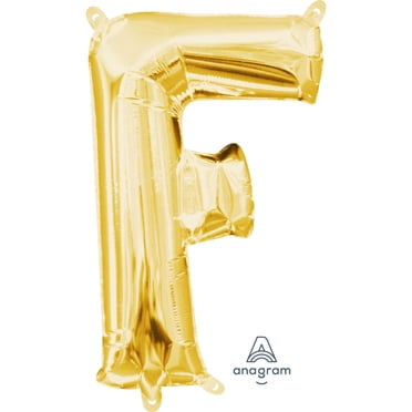 Anagram International Party-Eh! Gold Letter F Balloon