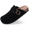 thumbnail image 1 of Comwarm Fashion Mules And Clogs For Women Men Slip-on Cork Footbed Slippers Summer Beach Sandals With Arch Support Comfort Slide, 1 of 7