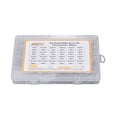 thumbnail image 2 of Screw Nut Washer Kit, Clear Thread 304 Stainless Steel M2 M2.5 M3 M4 M5 M6 Cross Strong Screw Nut Washer Assortment Set  for Repairmen, 2 of 7