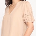 thumbnail image 4 of Devoted Women's V Neck Embroidered Top, Sizes XS-XL, 4 of 4