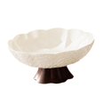 thumbnail image 3 of Lipstore Fruit Bowl Candy Plate Household Kitchen Counter for Candies Snacks Desserts L white, 3 of 8