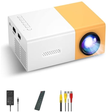 EGNMCR Projecteur Nouveau 1080P Cinéma Maison USB HDMI AV SD Mini Portable HD LED Projecteur Mini Projecteur
