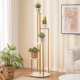 thumbnail image 1 of Costway 4-Tier Metal Plant Stand 49.5" Tall Potted Planter Display Shelf Storage Rack, 1 of 10