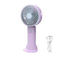thumbnail image 2 of Boovnll Portable Fan, Adjustable High Speed USB Rechargeable Fans Lightweight Compact Handheld Fan for Outdoor, Travel, Camping, Vacation, Summer Gift, Mini Fan - Fan, 2 of 6