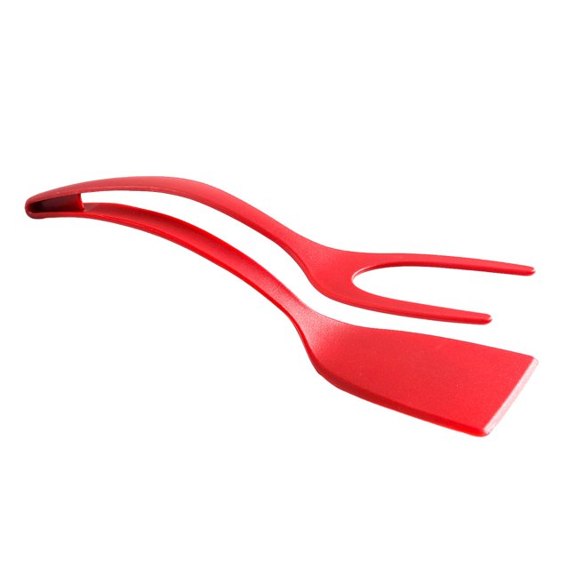 Ruiboury Easy To Double Sided Spatula Turner Heat Resistant Wide Range Of Uses Made red 5Set