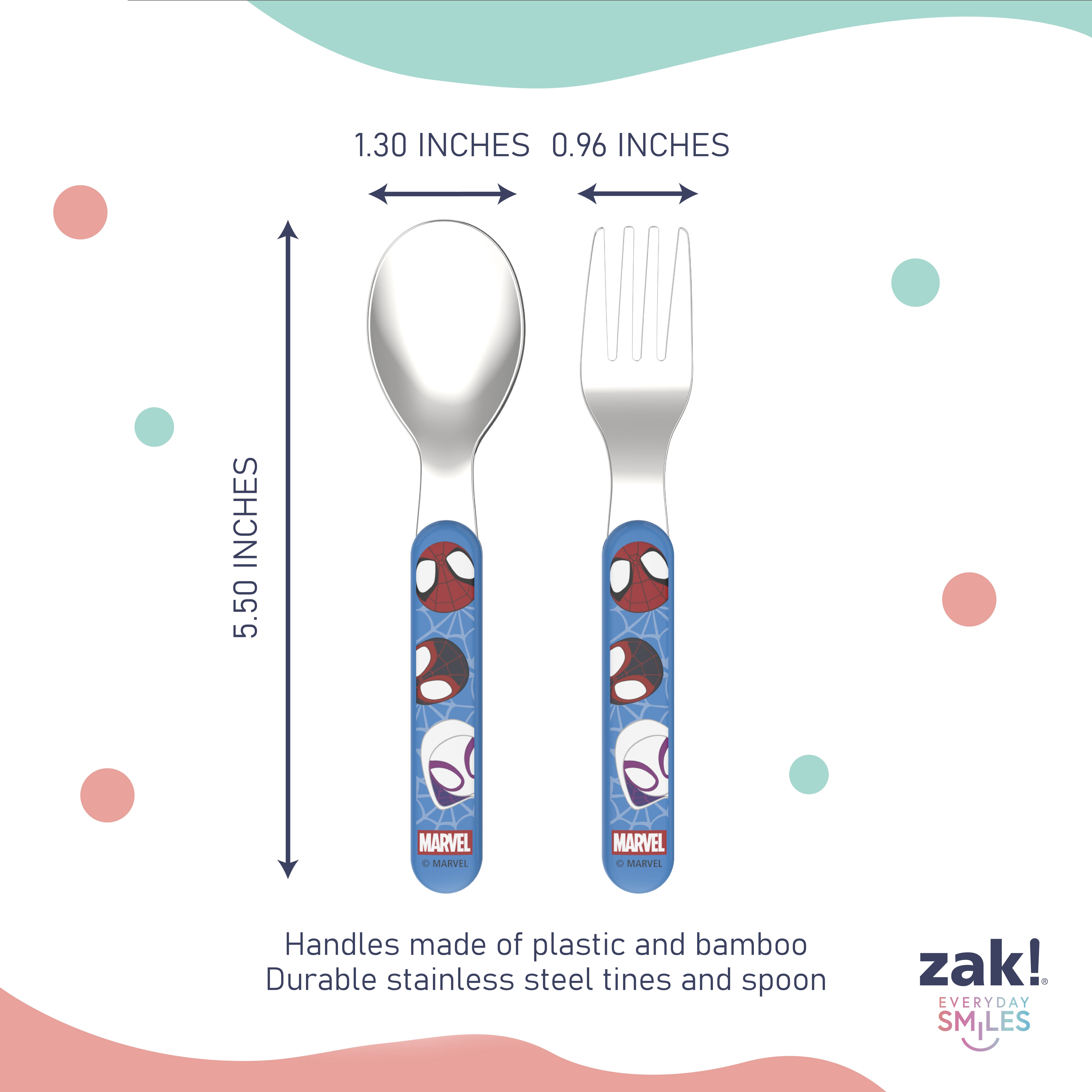 Zak Designs Spiderman Cutlery