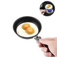 thumbnail image 3 of Poêle à Frire Petite un Oeuf Crêpe Ronde Mini Poêle Antiadhésive Mini Poêle en Fonte, 3 of 4