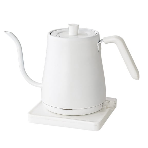 EGNMCR Bouilloire Électrique à Col de Cygne, Bouilloire 800 ml, Théière en Acier Inoxydable pour Café et Thé avec Chauffage Rapide, Arrêt Automatique et Technologie de Protection contre l'Ébullition à Sec Bouilloire pour Faire Bouillir l'Eau