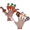 thumbnail image 4 of serony Ensemble de 10 Pcs Marionnettes à Doigt de Conte de Fées Marionnettes à Doigt de Conte de Fées Marionnettes à Doigt - Conte de Fées Soupe aux Carottes de Monsieur Lapin, 4 of 9