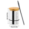 thumbnail image 3 of Wide Mouth Glass Fermentation Jar With Temperature Strip & Spatula For Sourdough Starter & Food Storage, 3 of 7