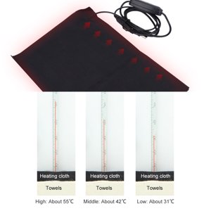 YLSHRF Pads de chauffage avec fermeture, Pad de chauffage sans fil durable Pad portable de chauffage, Lavable Massage Pad de Chauffage Pad, Grand Pad de chaleur Randonnée pour la pêche hivernale pour camping en plein air