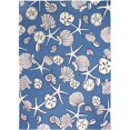 thumbnail image 1 of Homefires PPS-GC001C 3 x 5 ft. Serenity At Sea Indoor Outdoor Area Rug, Blue, 1 of 1