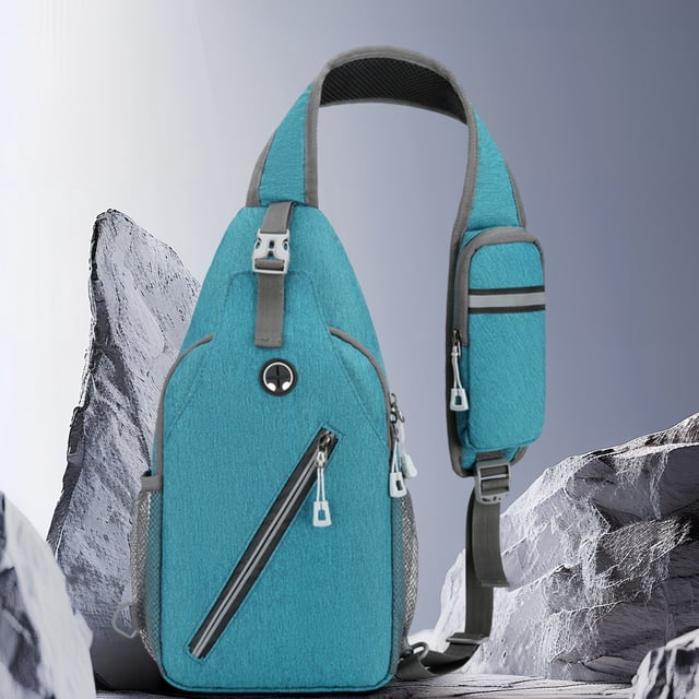 Fridja Clearance Under $10 Men's Chest Bag and Multi Functional Backpack Sports and Leisure Lightweight and Trendy Single Shoulder Bag Men's Fashion Student Crossbody Bag