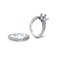 thumbnail image 2 of 1/2ct Princess Cut Diamond Engagement Ring Setting 14K, 2 of 4