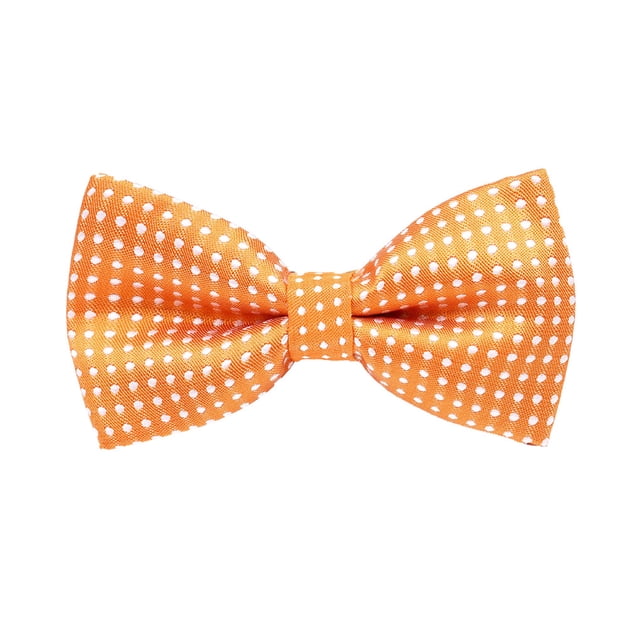Maytalsory Kids Party Wedding Bow Tie Universal Fit Compact And Lightweight Wide Applications Adjustable Clips Orange