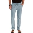 thumbnail image 2 of WEIYLL Mens Pants Casual Elastic Waist Adjustable Drawstring Blue Trousers Size XXXL, 2 of 6