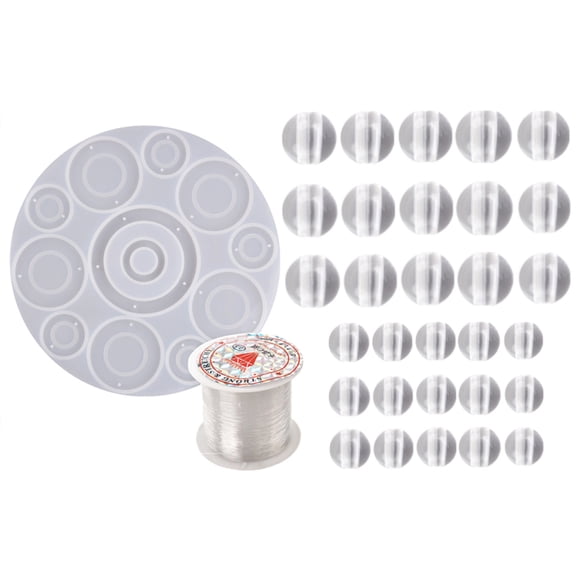 Moule en Résine pour Carillon Éolien, Moules Époxy Réutilisables pour Bricolage, Moule en Silicone Flexible pour Déco Maison, Cadeau Créatif pour la Famille et les Amis