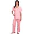 thumbnail image 2 of Velrose Lingerie Shadowline Ensemble de Pyjama à Manches Courtes Boutonné 76280/76280X, 2 of 3