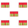 thumbnail image 2 of maskred Painting Point Drill Tray Multi -Boat Beading Storage Tray Point Drill Pen Drill Clay Organizer Storage Box DIY Craft Red combination 1 5Set, 2 of 6