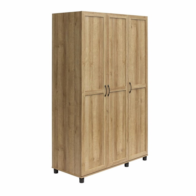 Systembuild Evolution Lory Framed 3 Door Wardrobe, White