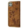 thumbnail image 2 of Compatible avec Samsung Galaxy A22 5G Étui Portefeuille Papillon en Relief avec Fentes pour Cartes Support, 2 of 5