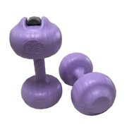 S SERENABLE 2x Water-filled Dumbbells, Children's Dumbbells, Light Weightlifting Dumbbells for Teenagers, Ergonomic Handles, Travel Dumbbells, Home Training E 4kg