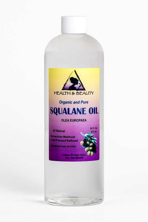 Squalane oil olive-derived anti-aging moisturizer cold press pure 64 oz