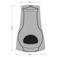 thumbnail image 3 of Grande Housse de Cheminée pour Patio Extérieur, Housse de Foyer, Housse Robuste pour Patio, Housse de Cheminée Imperméable pour BBQ et Jardin, Protecteur contre la Pluie, Housse de Chauffage de Jardin, 3 of 11