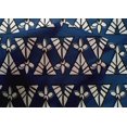 thumbnail image 4 of oneOone Cotton Silk Fabric Floral & Triangle Block Printed Fabric 1 Yard 42 Inch Wide, 4 of 4