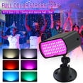 thumbnail image 2 of RKSTN Stage Light LED Strobe Sound Activated Party Lights 7 Colors Dj Lighting RBG Strobe Lamp 7 Colors Stage Par For Home Room Dance Parties Bar, 2 of 8