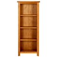 thumbnail image 5 of vidaXL 4-Tier Wooden Adult Bookcase - 45x22x110 cm - Solid Oak Wood, 5 of 5