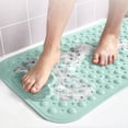 thumbnail image 2 of RKSTN Bathroom Rugs Rubber Backing Non-slip Can Massage Or Scrub The Soles Of The Feet Can Be Used As A Bathroom Floor Mat Shower Rug In Front Of The Bathtub Non-Slip Bath Mat, 2 of 9