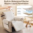 thumbnail image 2 of Waterproof Recliner Chair Covers, Non-Slip Armchair Cover for Dogs, 2 of 5