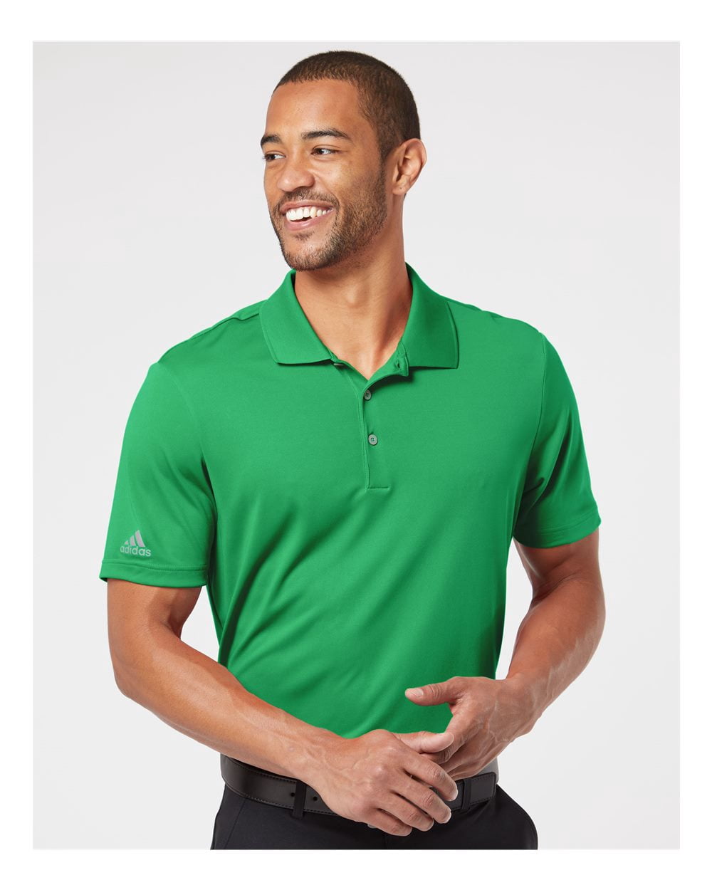 Adidas Mens Performance Polo, 3XL, Green