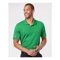 thumbnail image 1 of Adidas Mens Performance Polo, 3XL, Green, 1 of 3