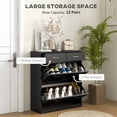 thumbnail image 4 of HOMCOM Armoire à Chaussures d'Entrée avec 2 Tiroirs Basculants pour 12 Paires de Chaussures, 4 of 10
