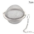 thumbnail image 1 of Youkk Stainless Steel Mesh Tea Ball with Chain Tea Infuser Strainers Interval Diffuser for Drain Rinse Coffee Rice, L, 1 of 9