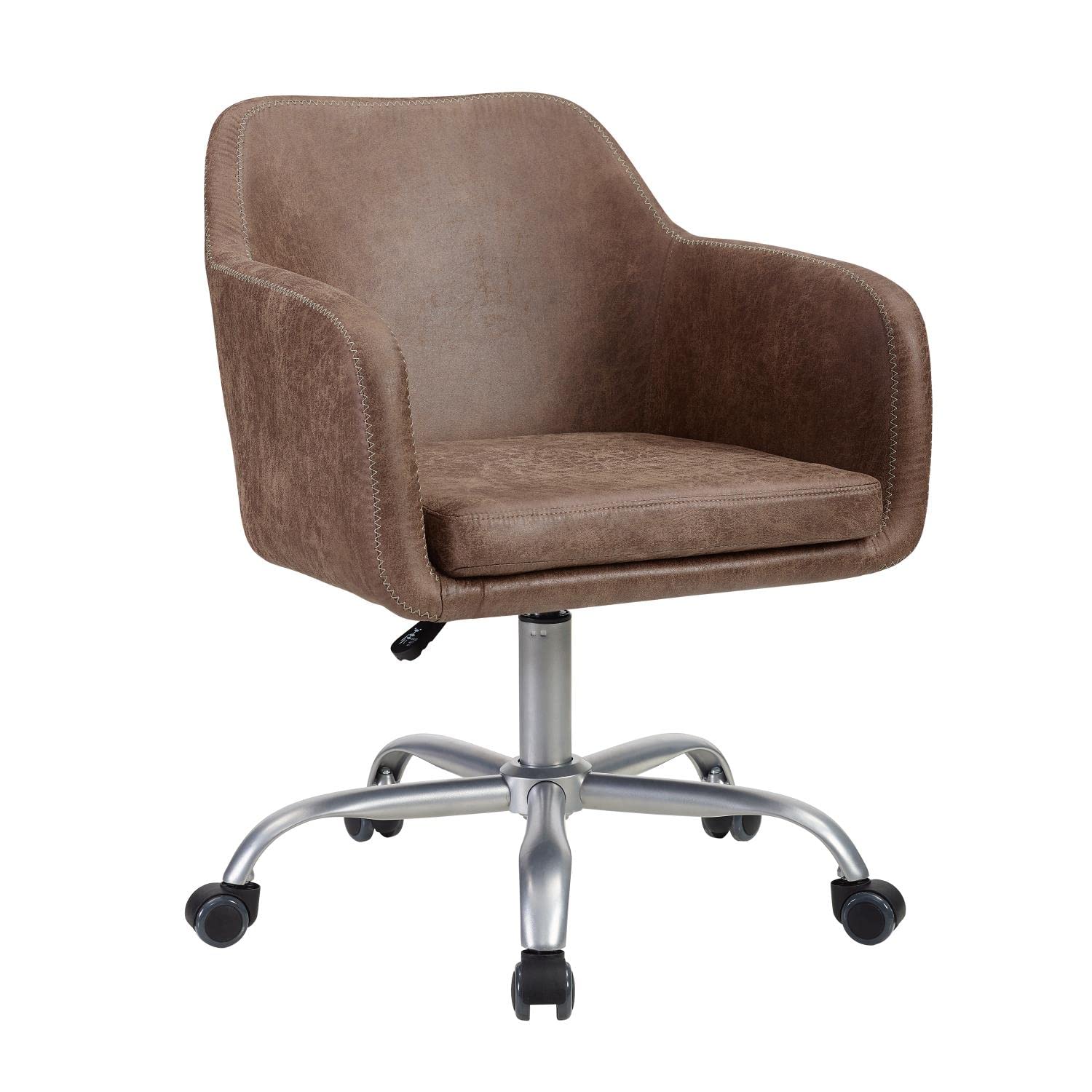 Linon Rylen Office Chair Silver