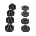 thumbnail image 1 of 4 Pcs Coussinet d'Isolation pour Pieds de Haut-Parleur, Base de Coussinet Anti-Vibration pour Haut-Parleur, Égaliseur de Bande Coussinet d'Isolation pour Plateau Tournant à Haute Rigidité, Réduction du Bruit, 1 of 8