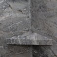 thumbnail image 3 of Palisade Vinyl Waterproof Corner Shower Shelf Spanish Marble, 3 of 7